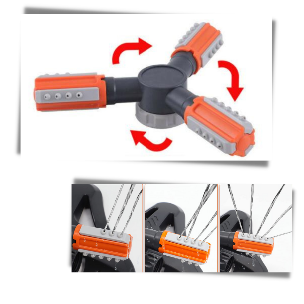 Dispositivo di irrigazione a 360° regolabile - Ozerty