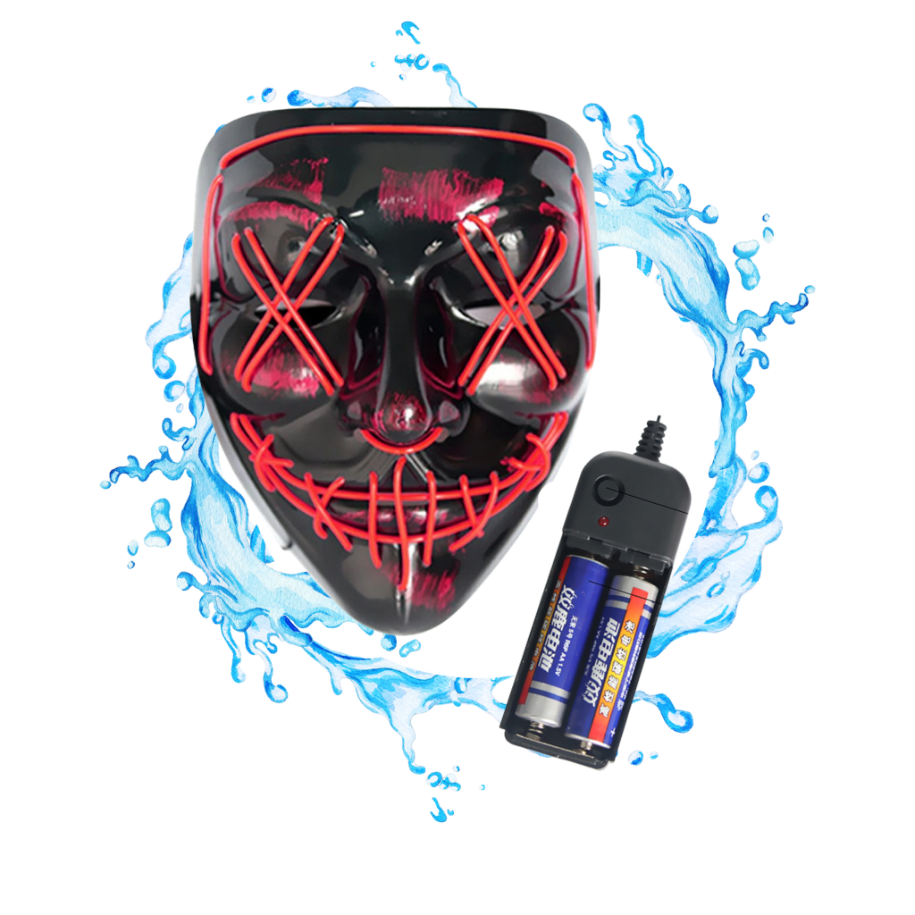 Maschera LED al neon
