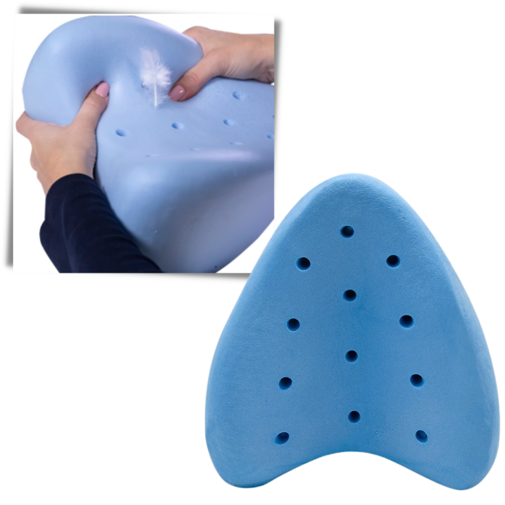 Cuscino ortopedico per ginocchia e gambe con memory foam