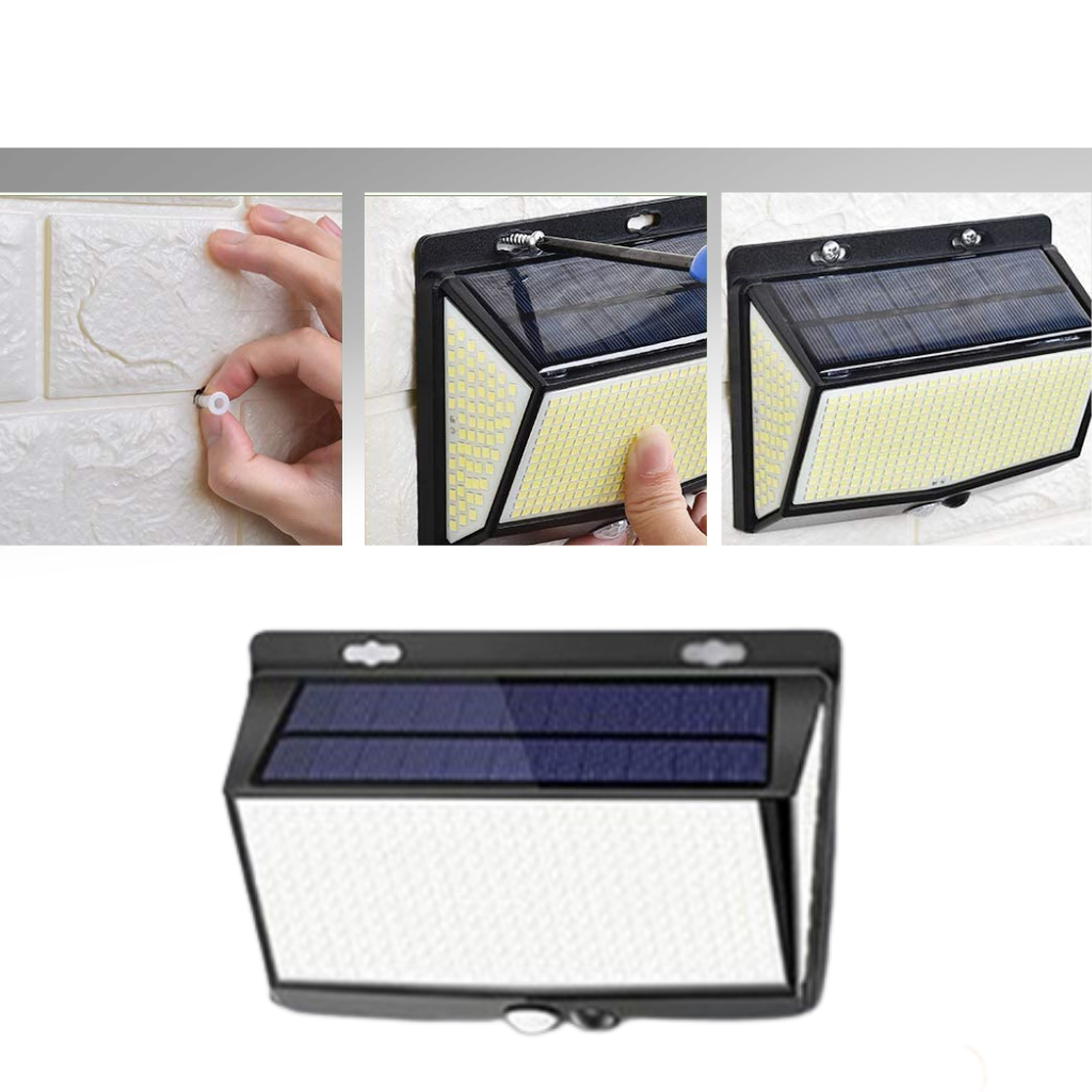 Luce solare esterna a 468 LED - Ozerty