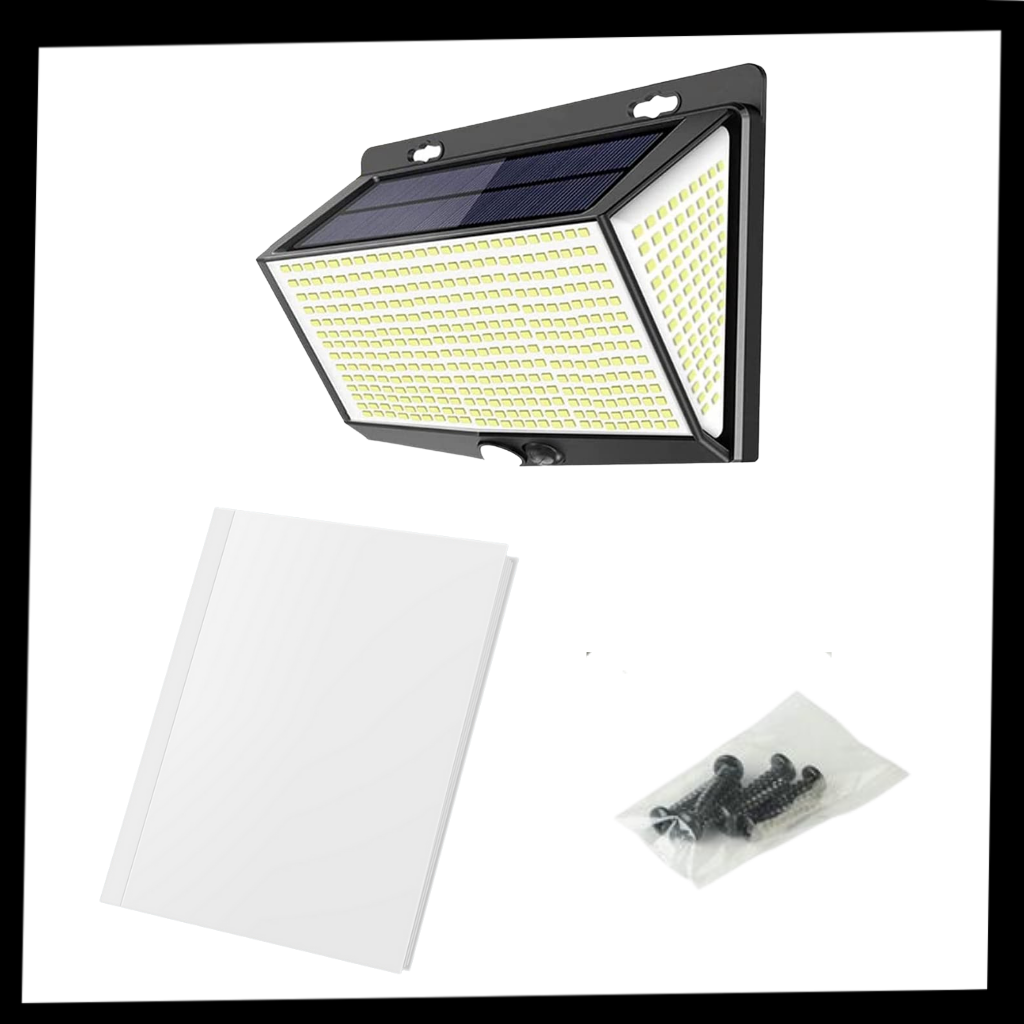 Luce solare esterna a 468 LED - Ozerty