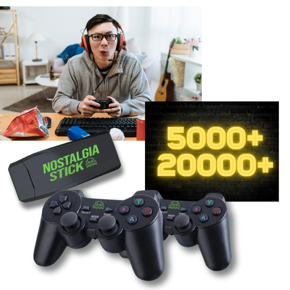 Console e chiavetta per videogiochi retrò - Ozerty