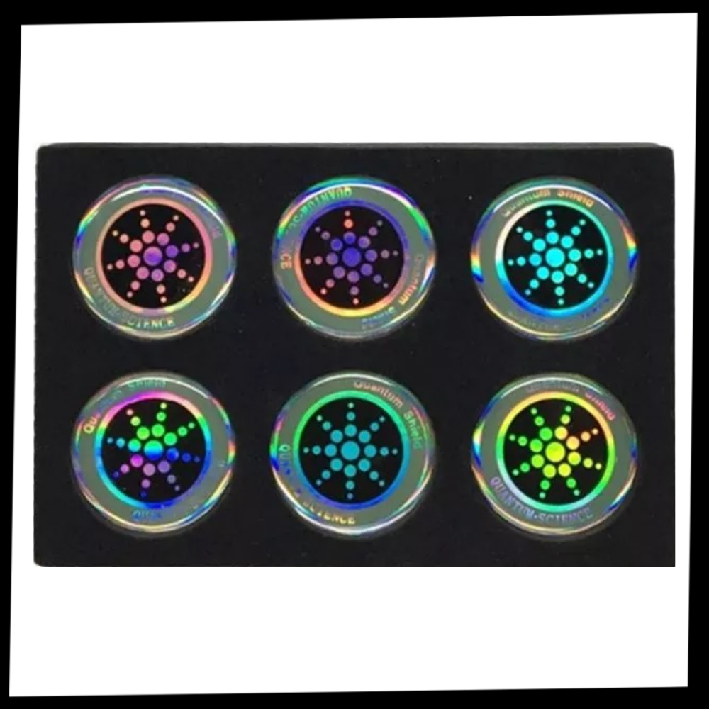 Confezione da 6 adesivi antiradiazioni - Ozerty