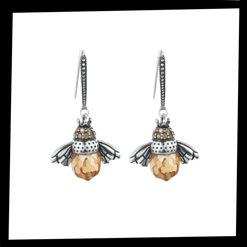 Orecchini a forma di ape - Ozerty