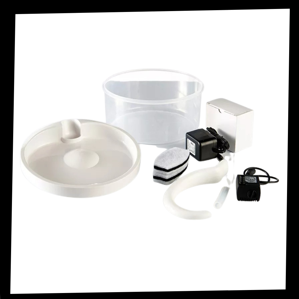 Fontana d'acqua automatica per gatto con luce LED - Ozerty