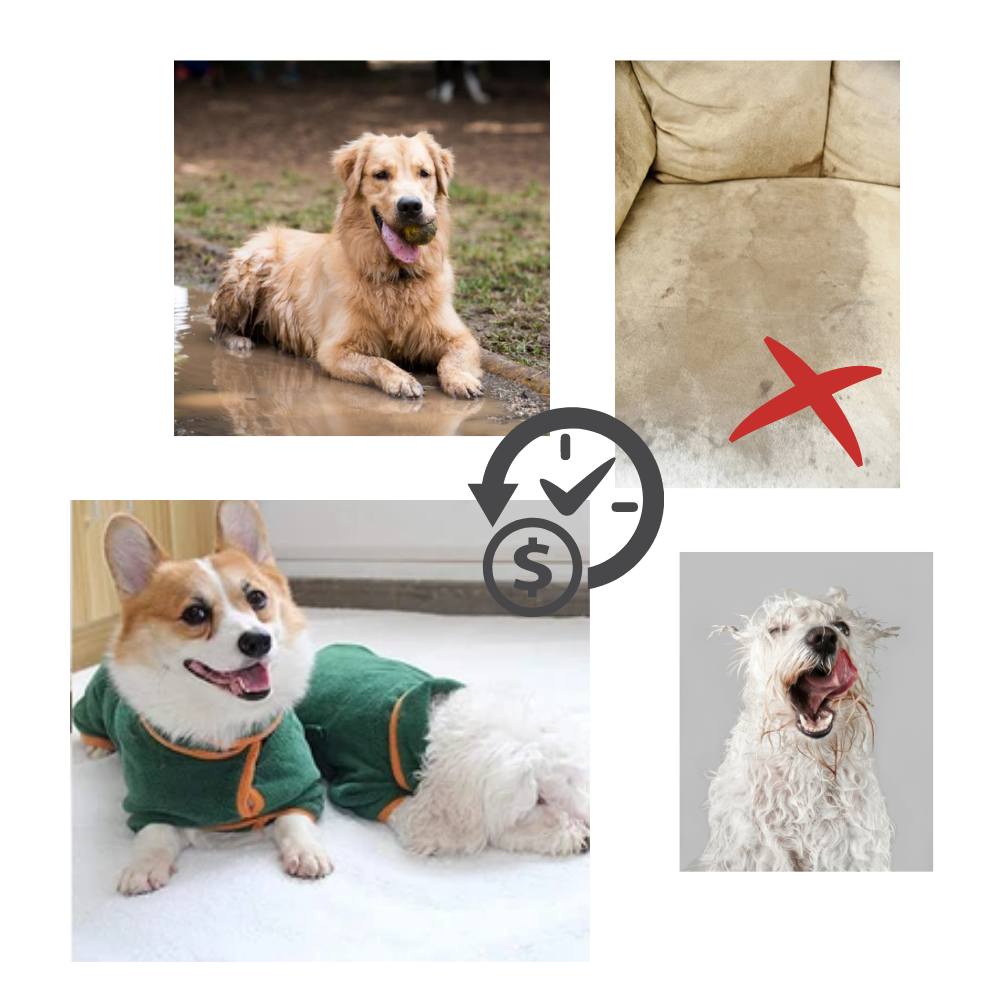 Accappatoio per animali super assorbente - Ozerty