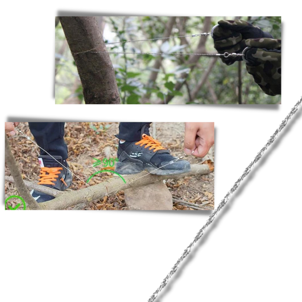 Sega a filo d'acciaio portatile - Ozerty