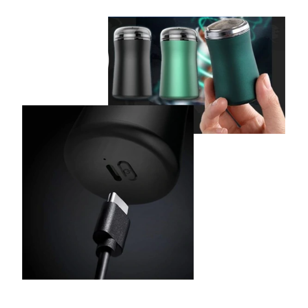 Rasoio elettrico portatile ricaricabile - Ozerty