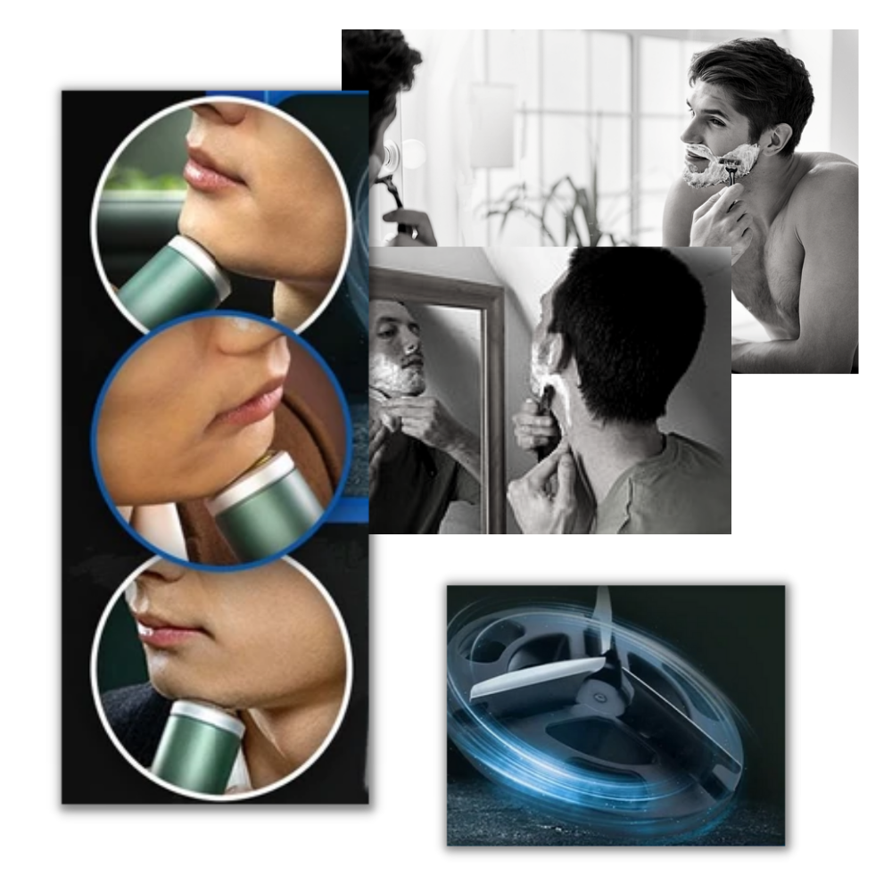 Rasoio elettrico portatile ricaricabile - Ozerty