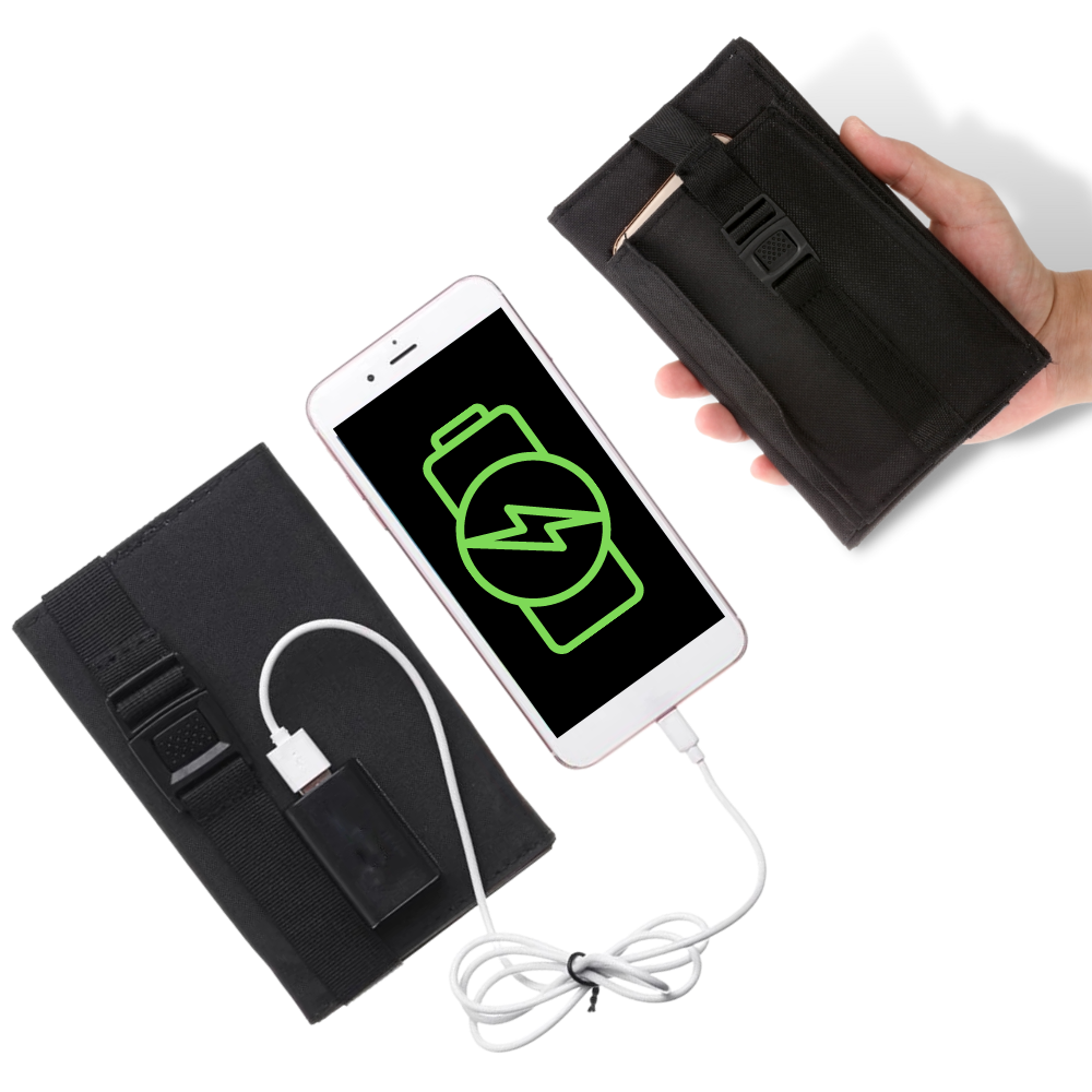 Pannello solare portatile con 2 porte usb - Ozerty