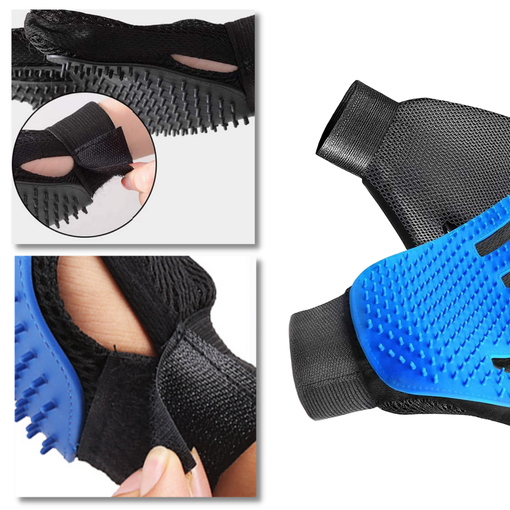 Guanti da toelettatura per animali (paio) - Ozerty