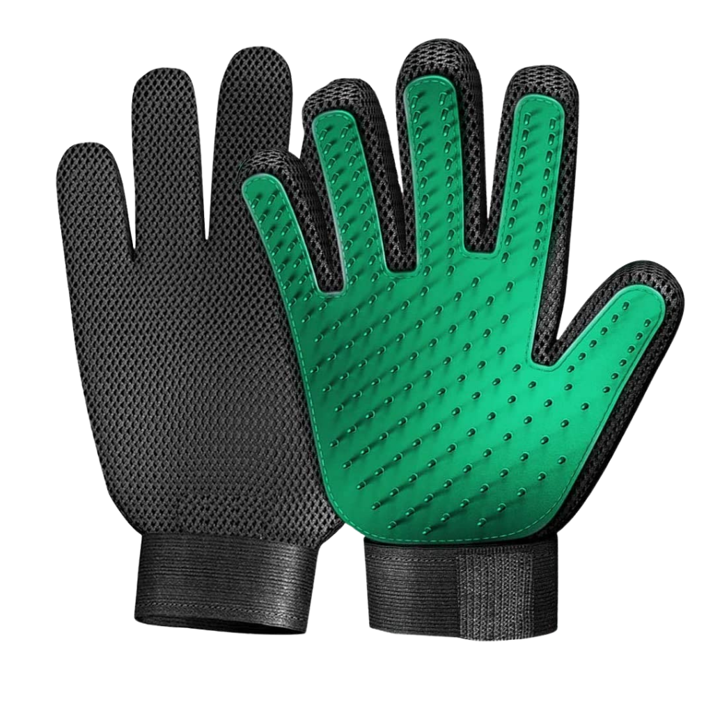 Pet grooming gloves (pair)