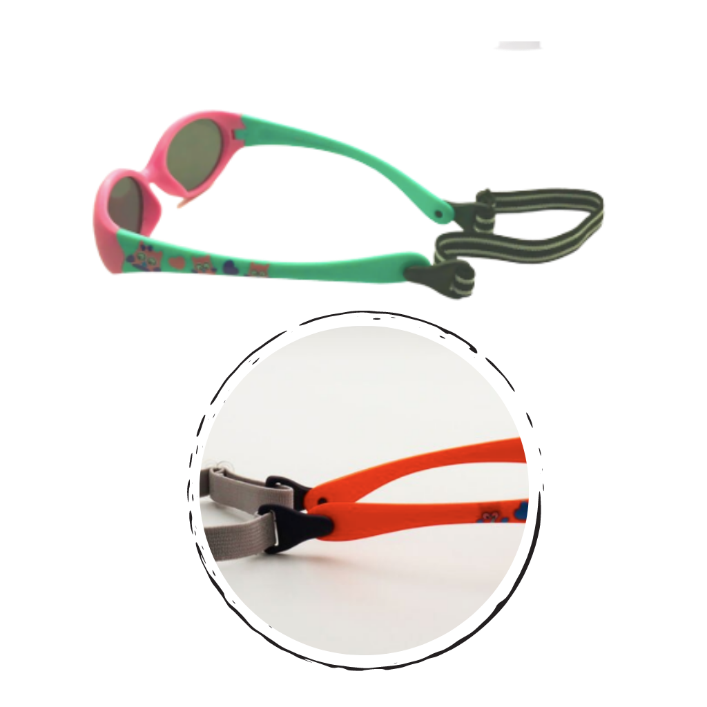 Occhiali da sole polarizzati per bambini con cinturino per età 0 - 3 - Ozerty