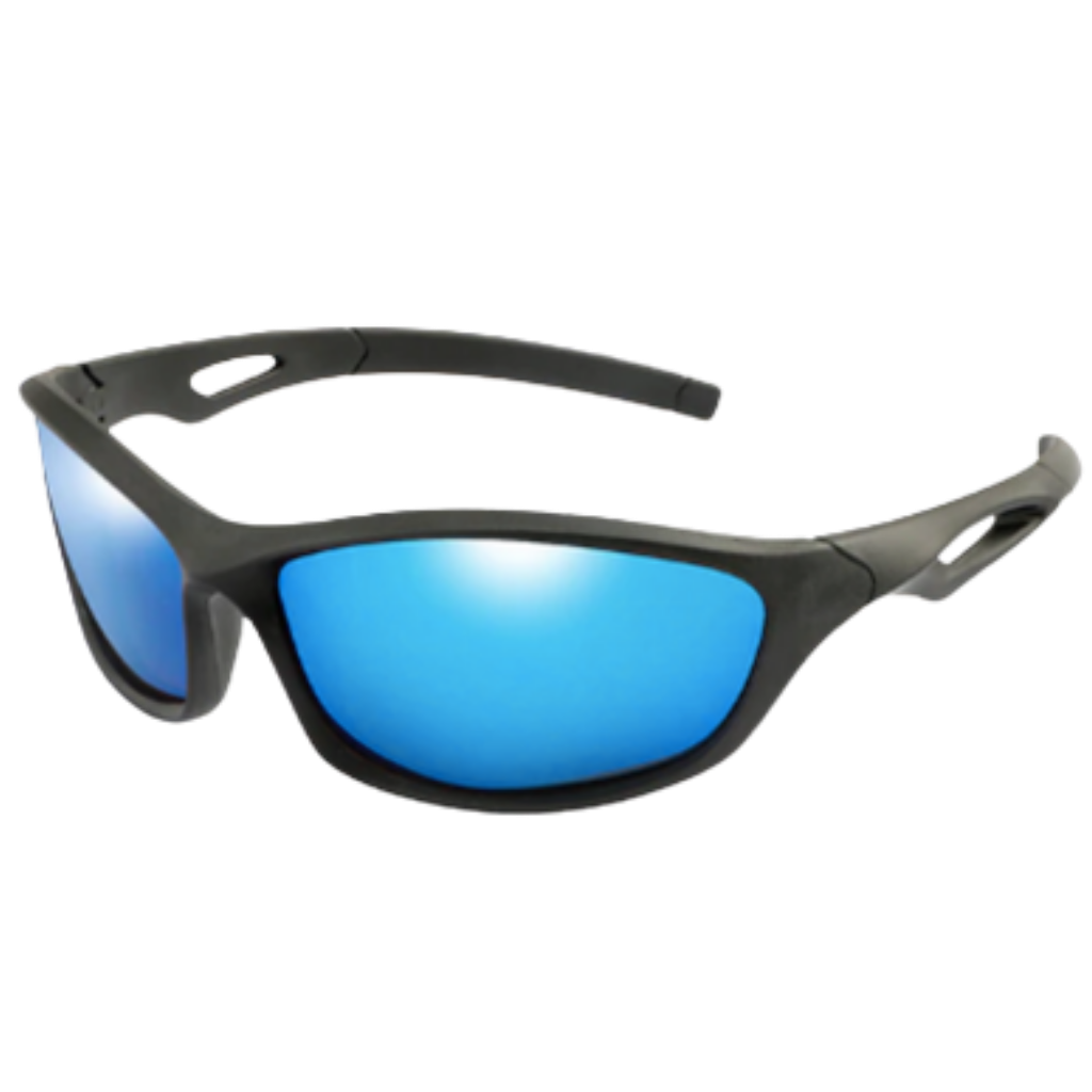 Kids polarized sports sunglasses with strap