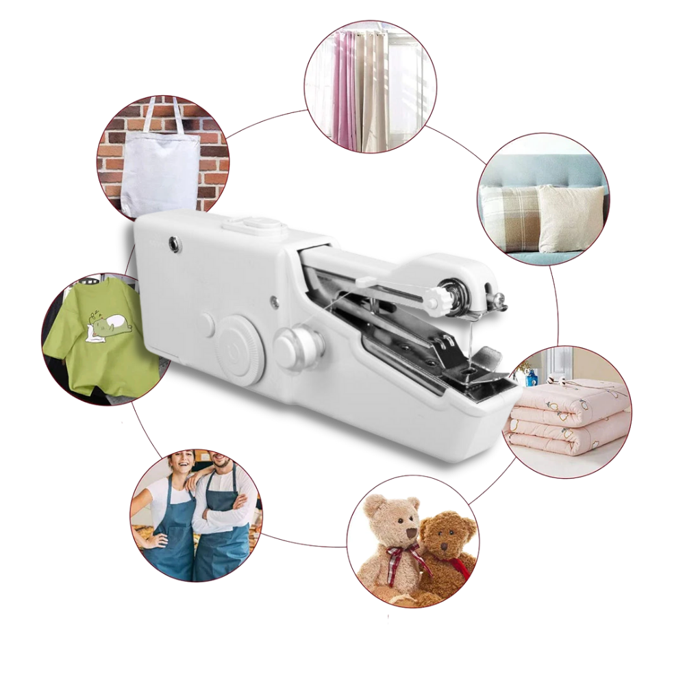 Macchina per cucire manuale e kit da cucito