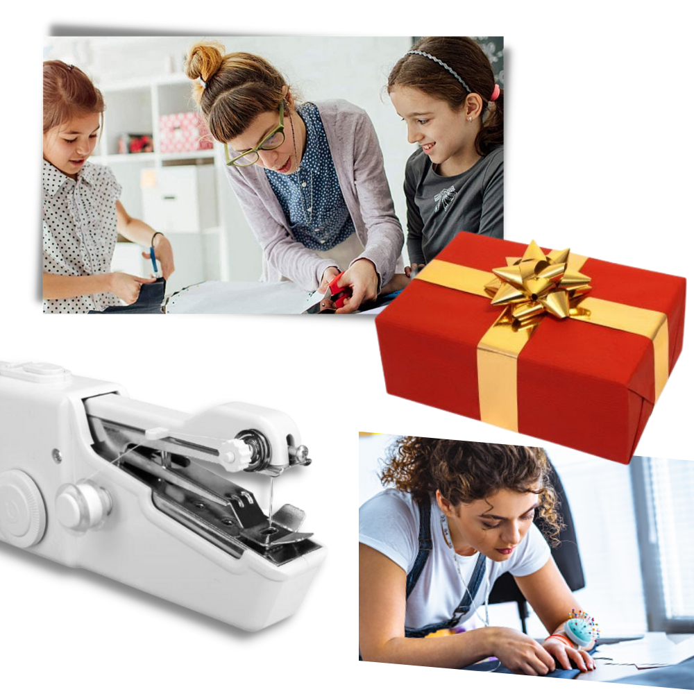 Macchina per cucire manuale e kit da cucito - Ozerty