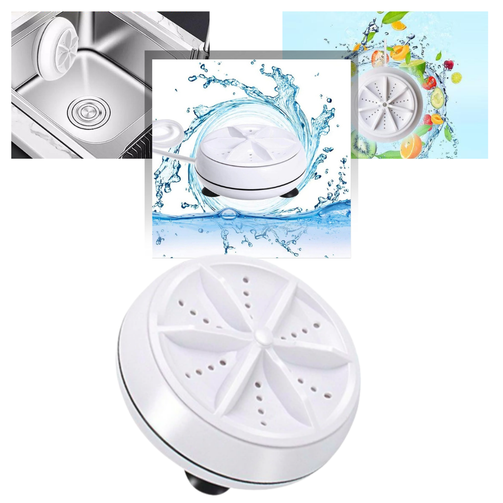 Lavastoviglie e lavatrice ad ultrasuoni portatile - Ozerty