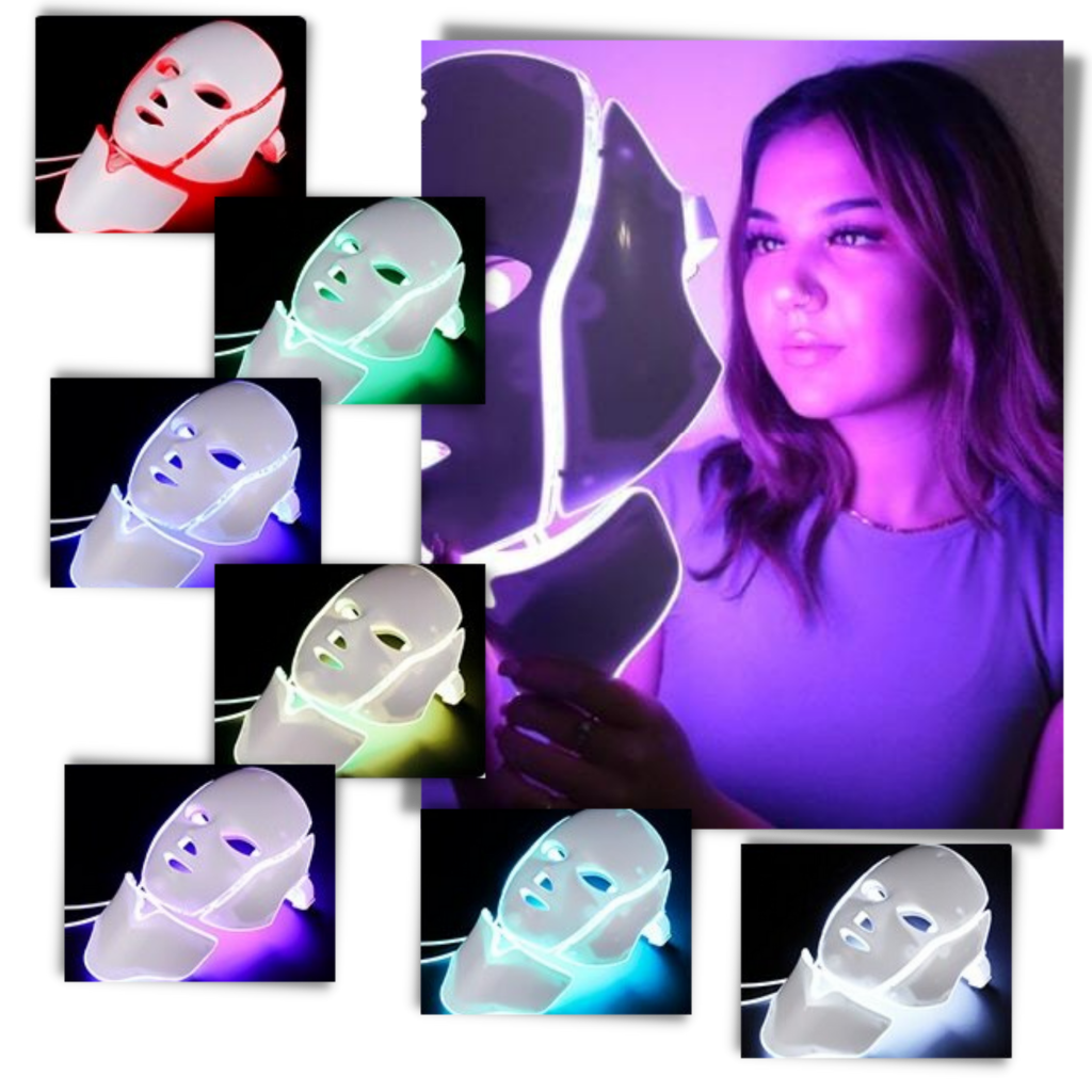 Maschera professionale di terapia della luce dei fotoni a LED - Ozerty