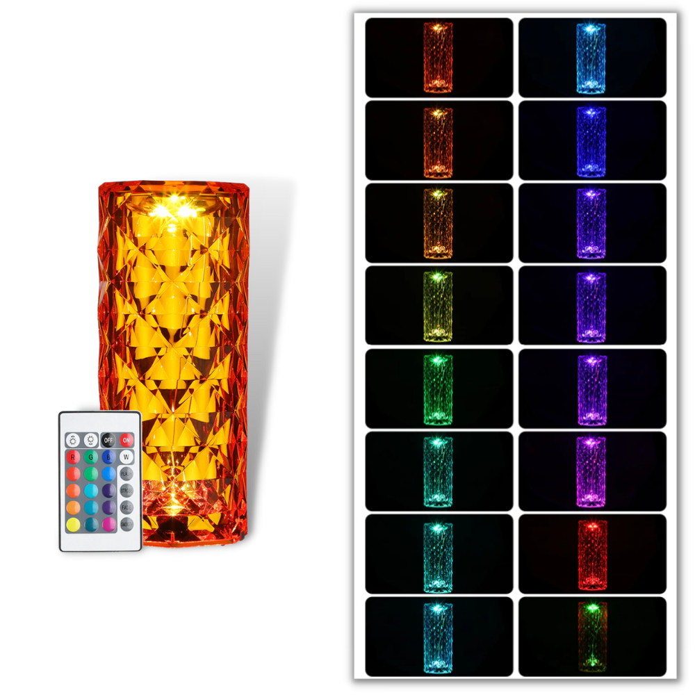 Lampada da tavolo in cristallo di lusso - Ozerty