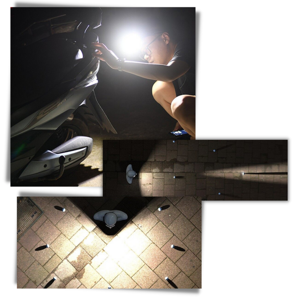 Lampada frontale a led ricaricabile - Ozerty