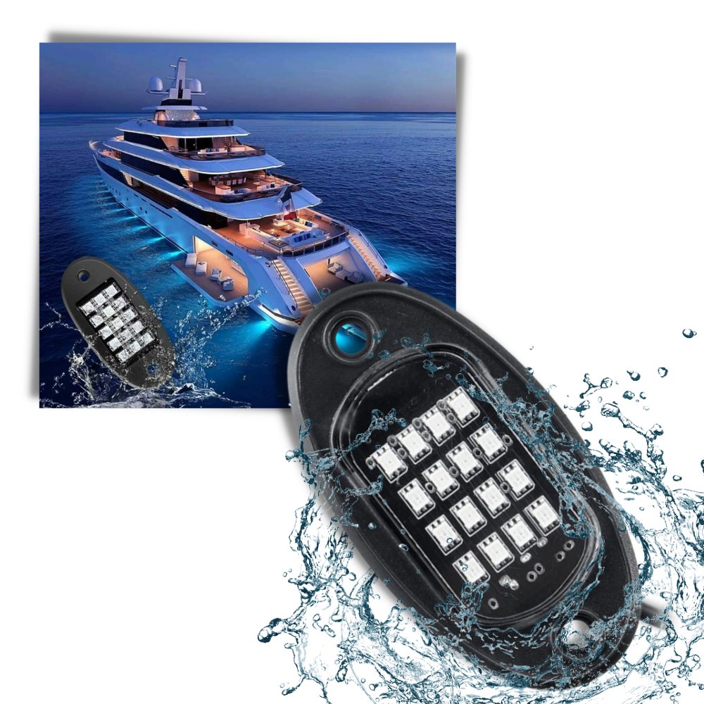 Confezione da 8 luci RGB per veicoli