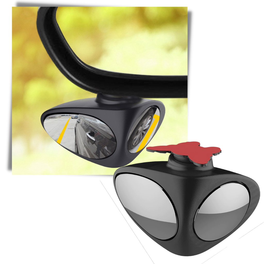 Specchietto retrovisore per auto a 2 lati girevole per punti ciechi - Ozerty