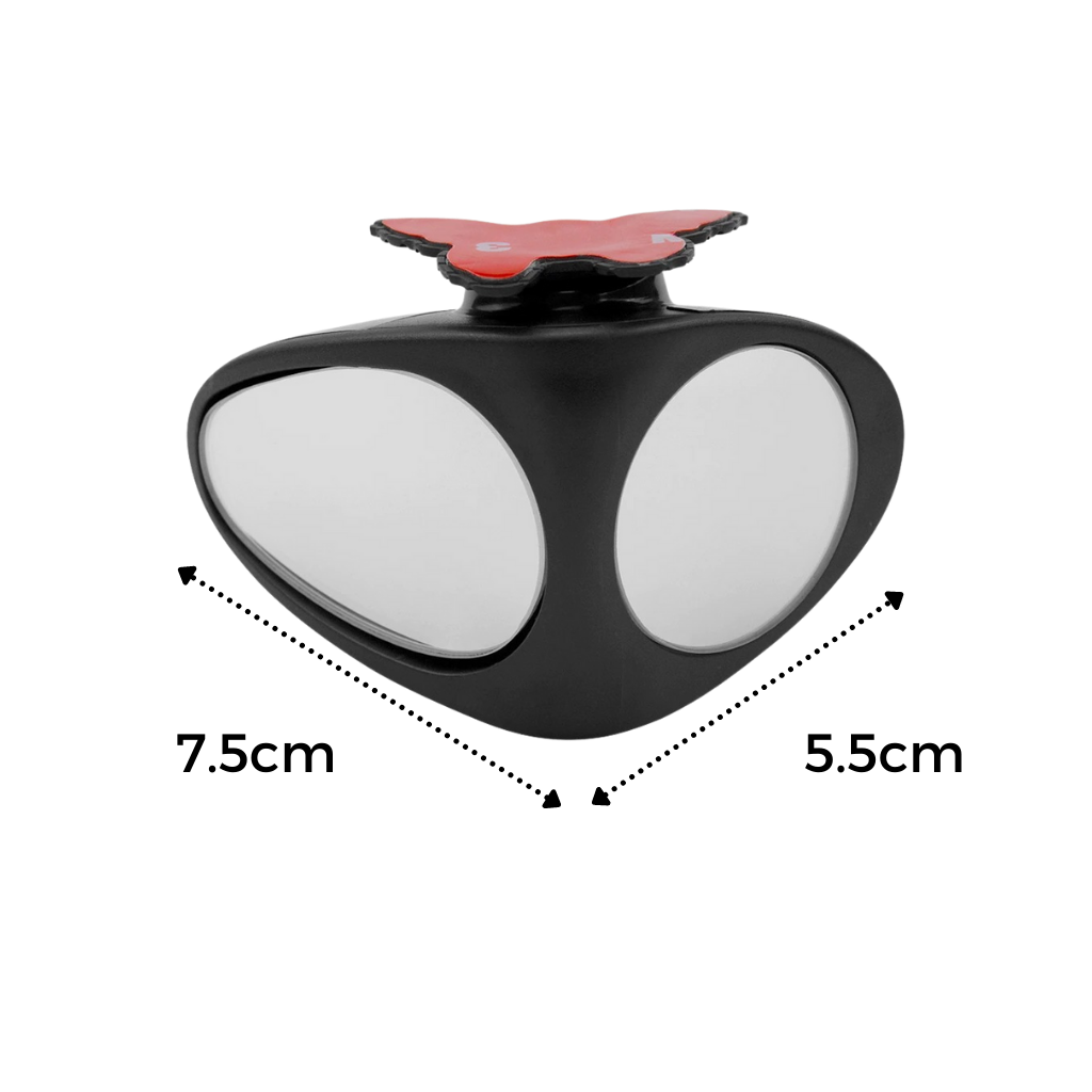 Specchietto retrovisore per auto a 2 lati girevole per punti ciechi - Ozerty