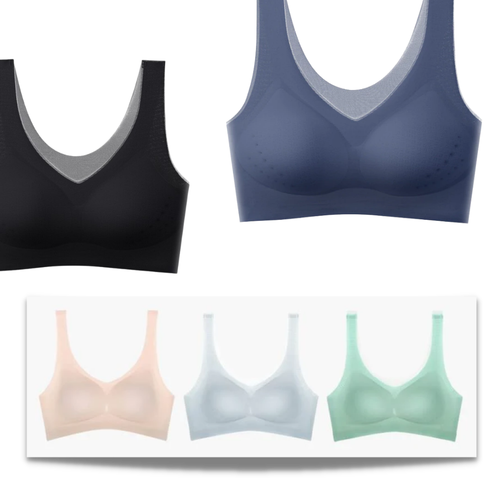 Reggiseno ultrasottile in seta di ghiaccio senza cuciture - Ozerty