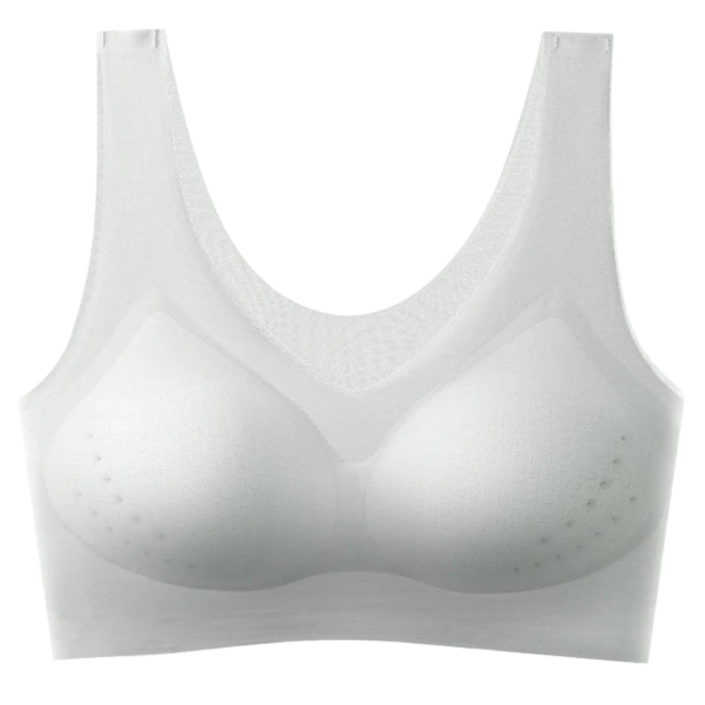 Ultra-thin seamless ice silk bra