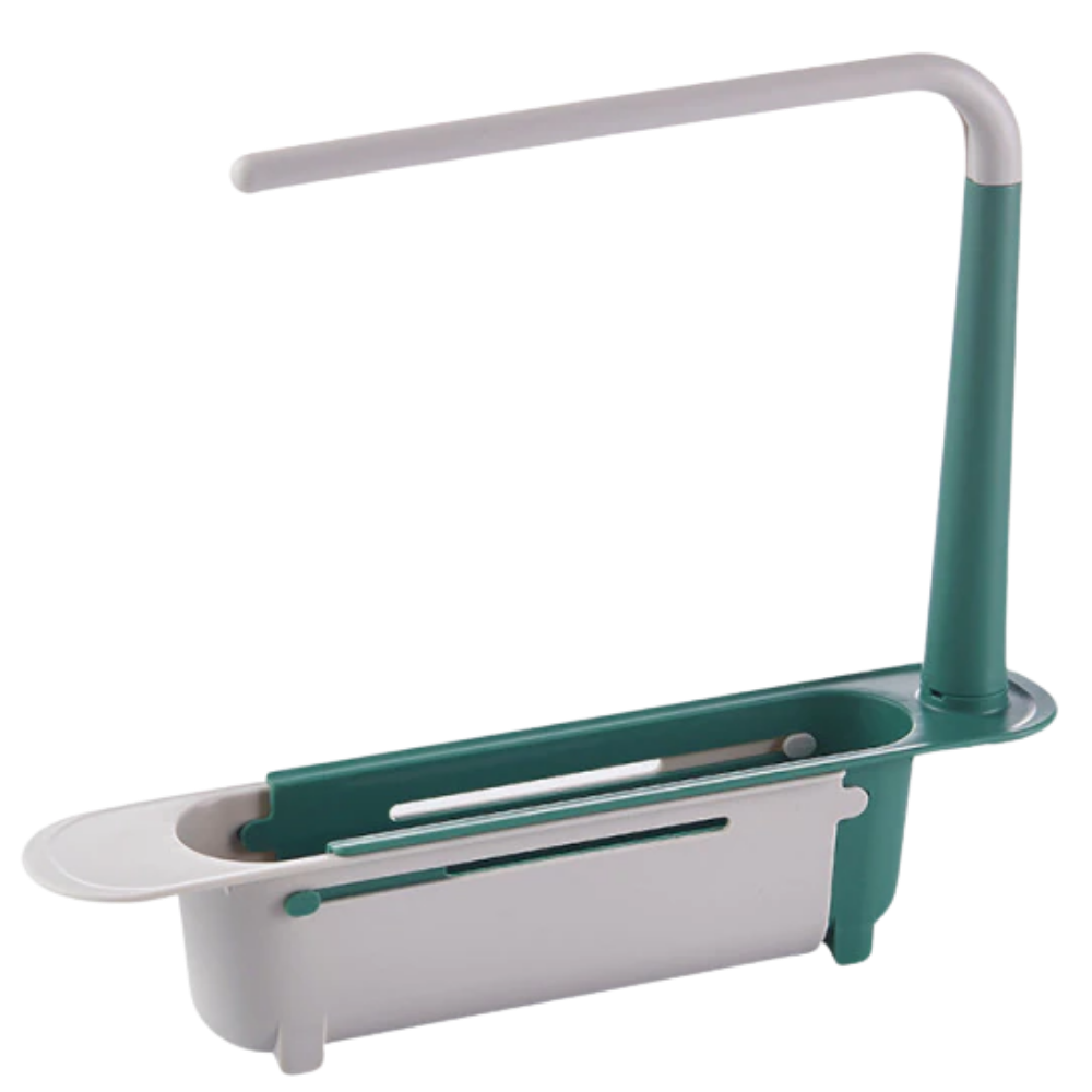 Extendable sink storage basket