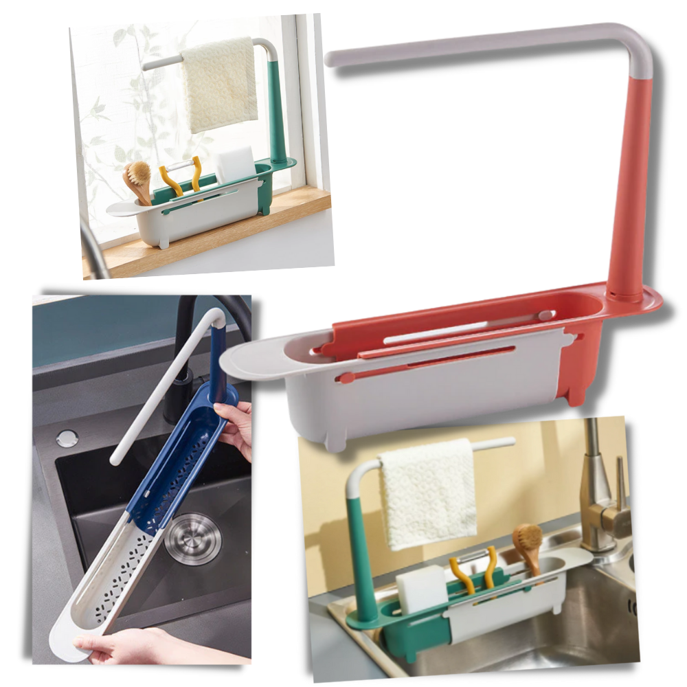 Cestello portaoggetti estensibile per lavello - Ozerty