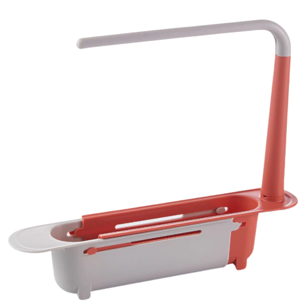 Extendable sink storage basket