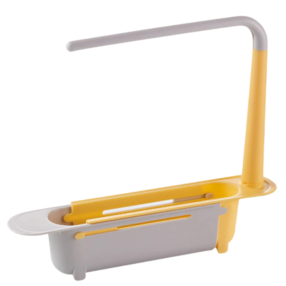 Extendable sink storage basket