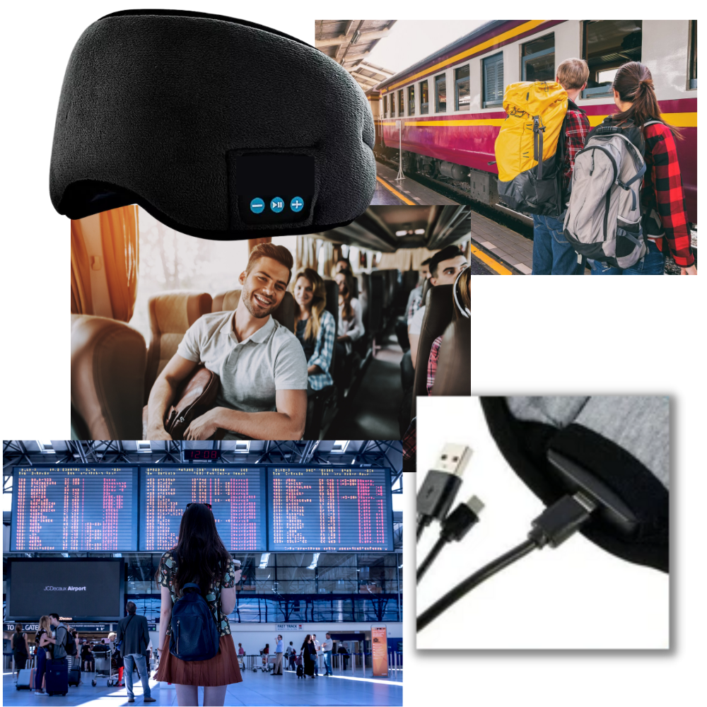 Maschera di sonno bluetooth - Ozerty