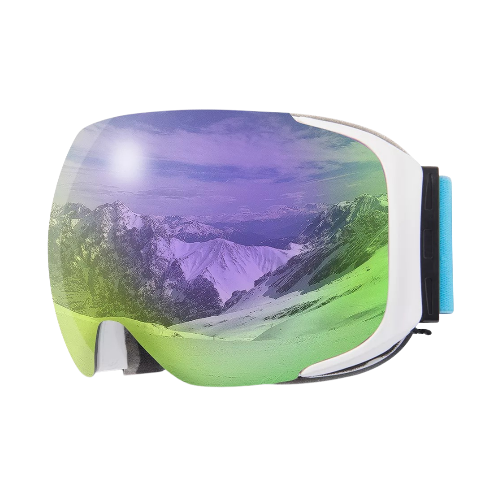 Snow goggles with lens pack