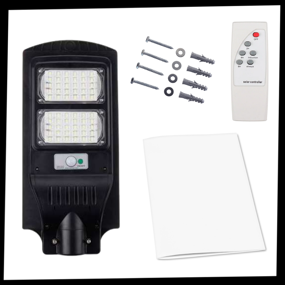 LED per esterni a energia solare con rilevamento del movimento - Ozerty