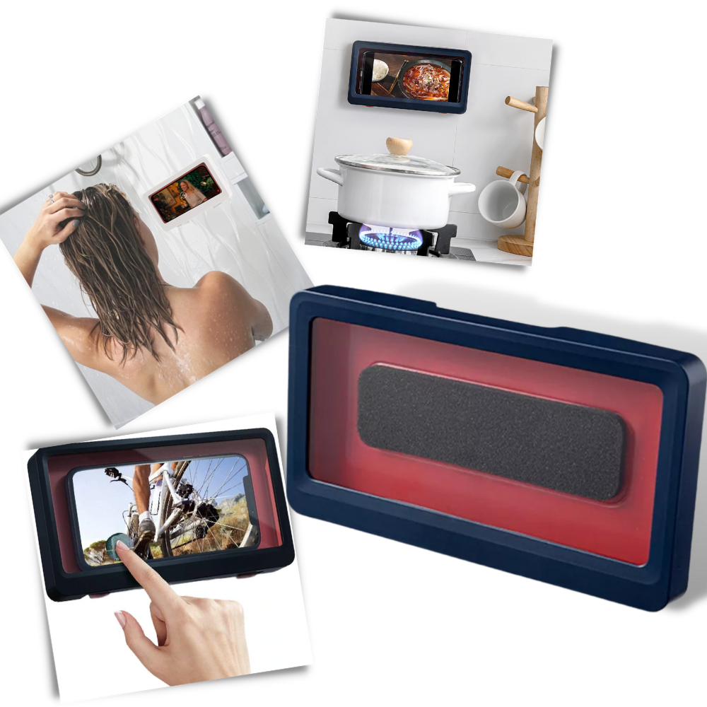 Supporto impermeabile per il telefono per la parete della doccia - Ozerty