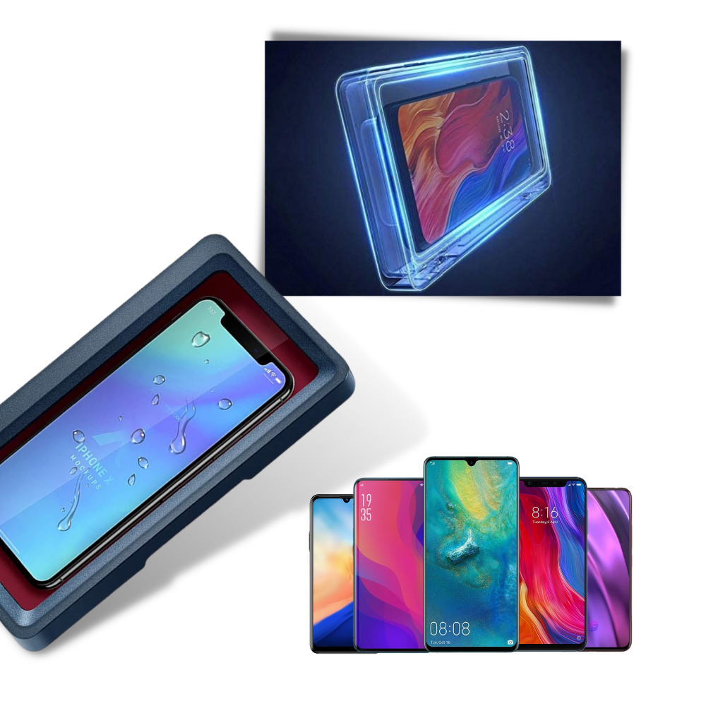 Supporto impermeabile per il telefono per la parete della doccia - Ozerty