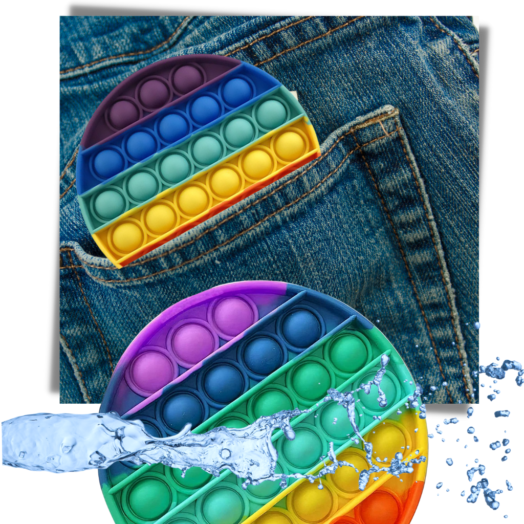 Semplice giocattolo sensoriale antistress a forma di fossetta - Ozerty