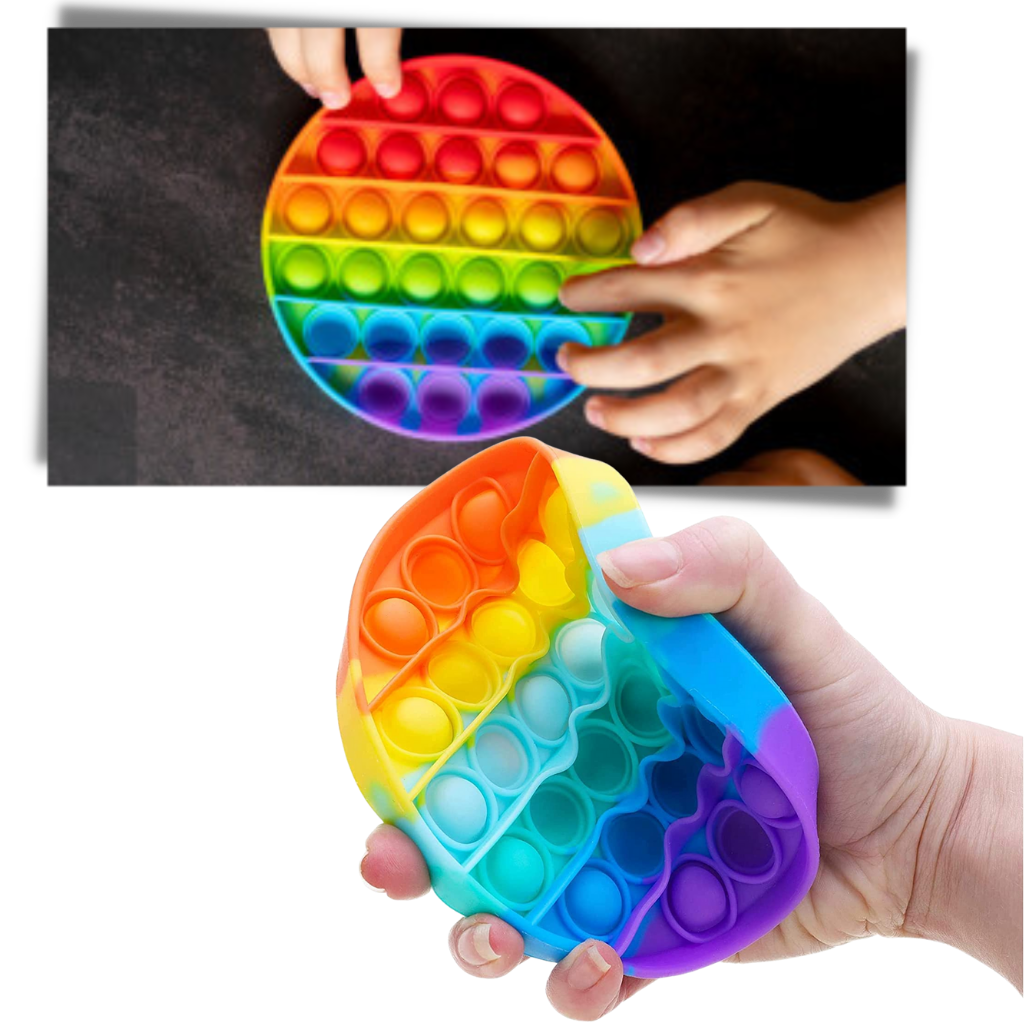 Semplice giocattolo sensoriale antistress a forma di fossetta - Ozerty