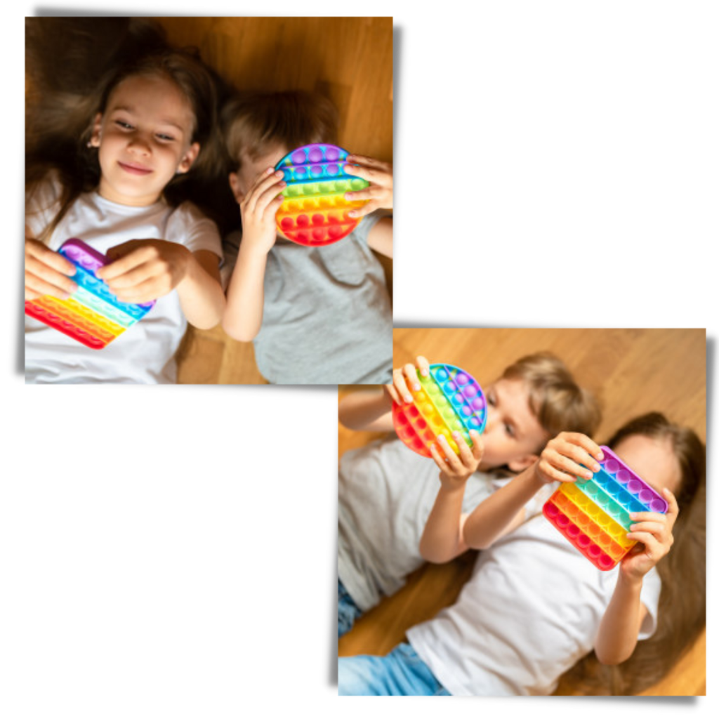 Semplice giocattolo sensoriale antistress a forma di fossetta