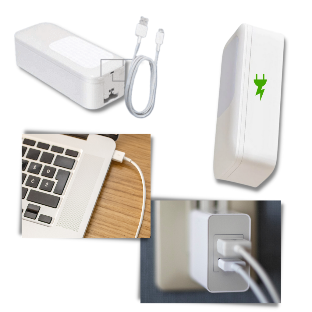 Supporto per smartphone integrato nel kit di luci Bluetooth - Ozerty