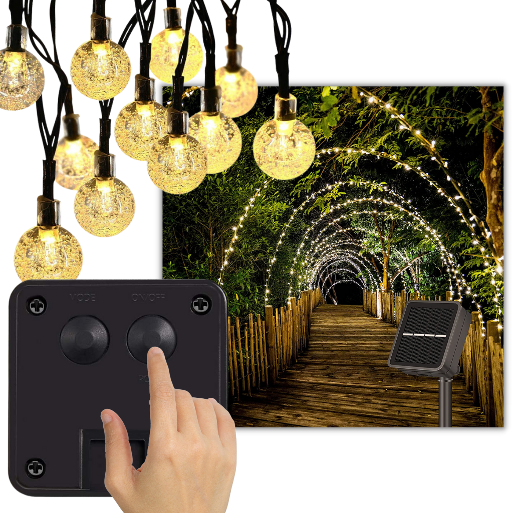 Stringa di luce solare a ghirlanda - Ozerty