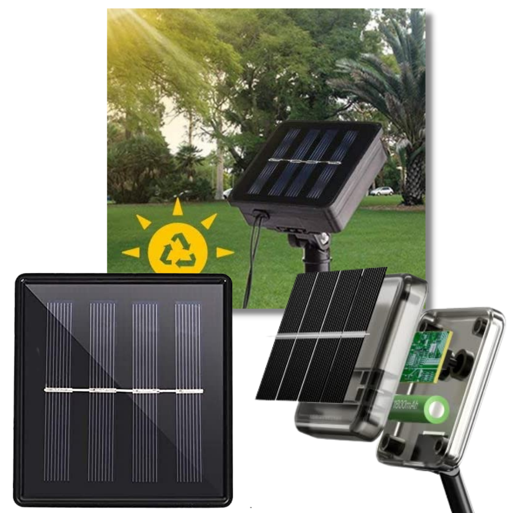 Stringa di luce solare a ghirlanda