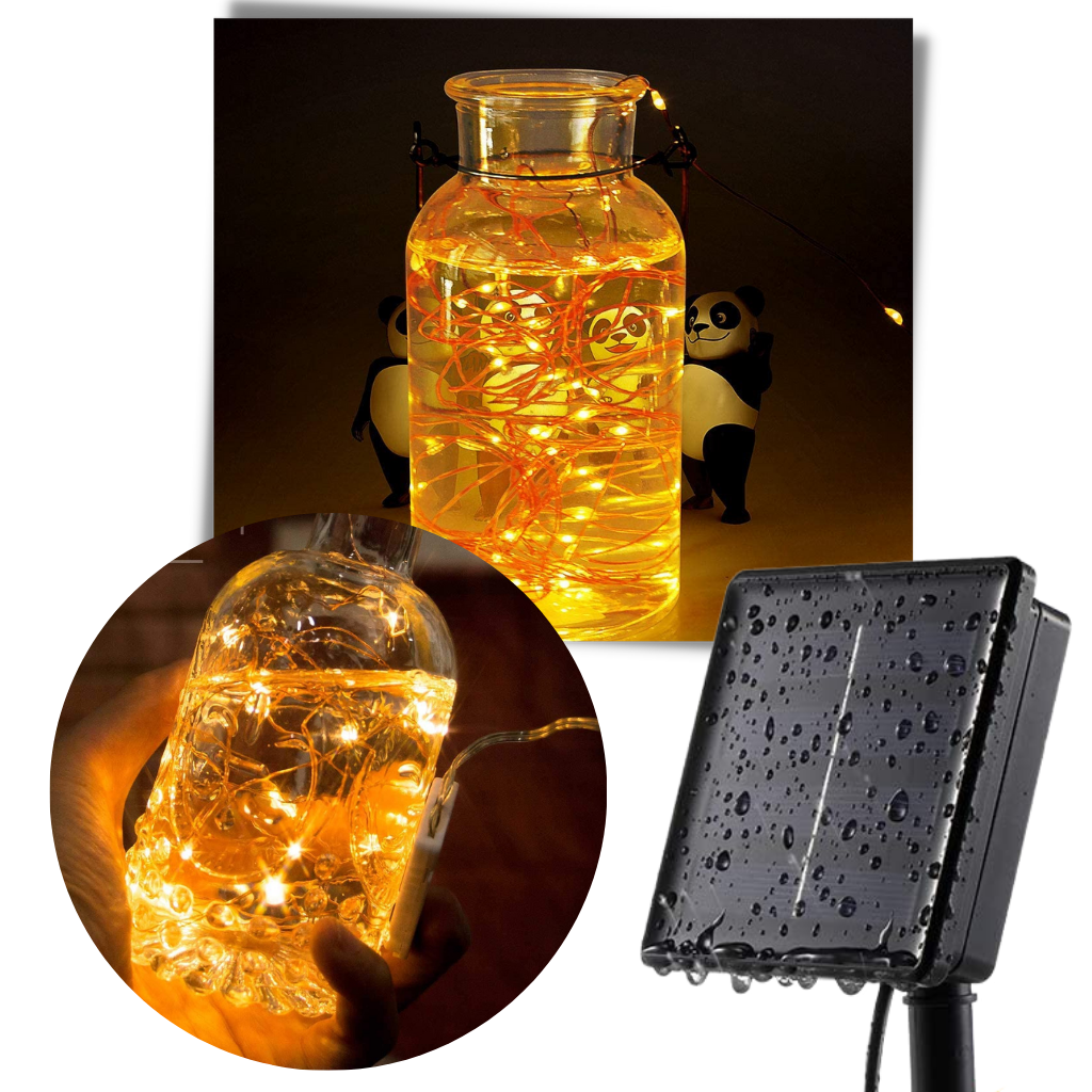 Luce di stringa solare a LED - Ozerty