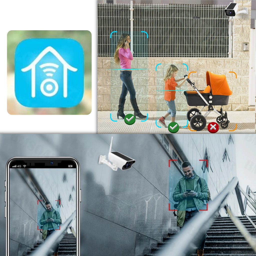 Telecamera di sorveglianza solare