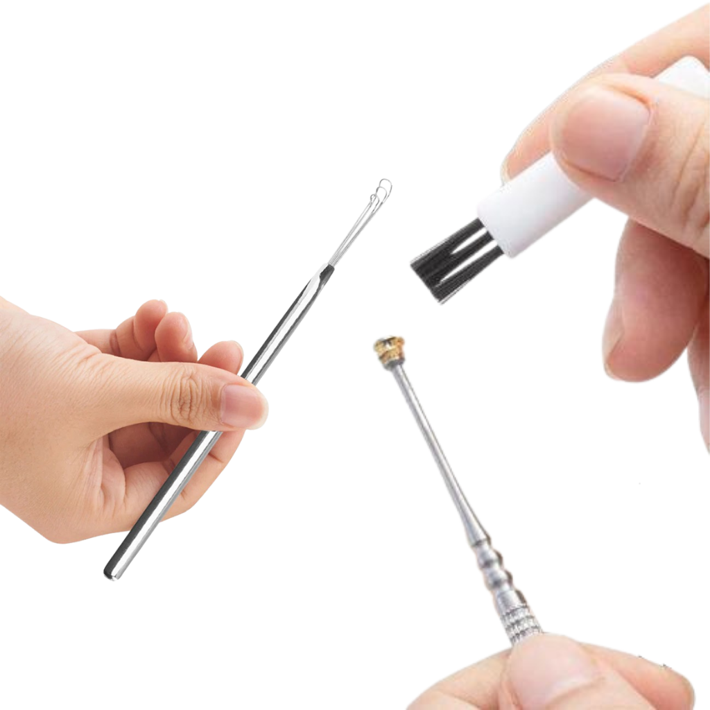 Set di strumenti per la pulizia del cerume in acciaio inossidabile - Ozerty