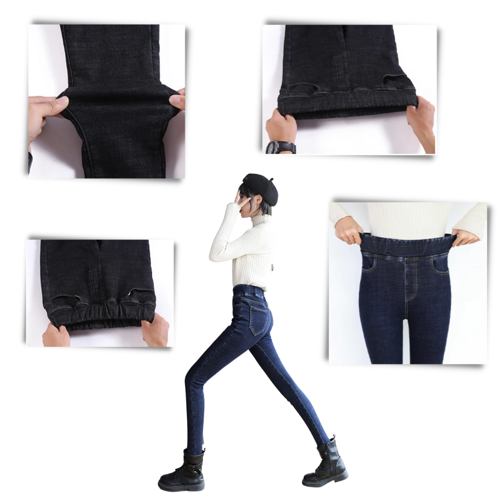 Jeggings termici in pile da donna - Ozerty