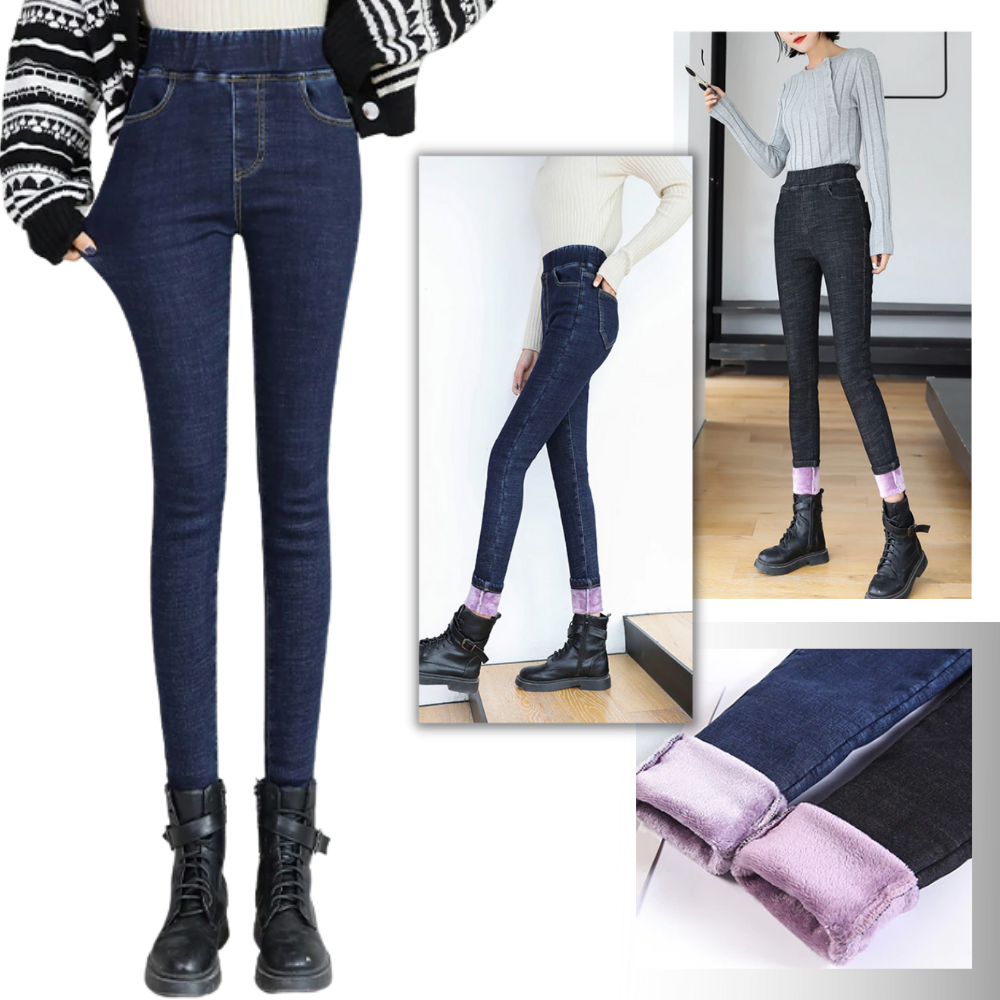 Jeggings termici in pile da donna - Ozerty