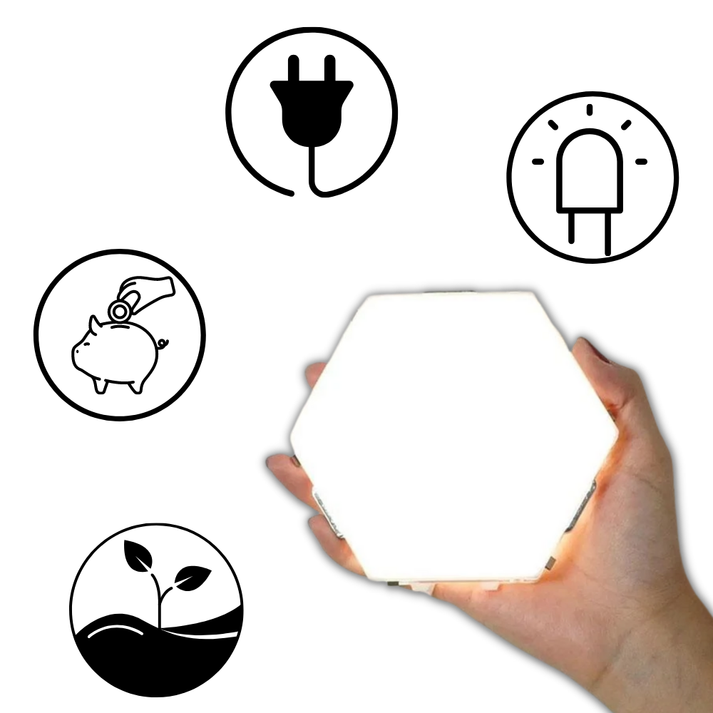 Confezione da 3 luci touch modulari - Ozerty